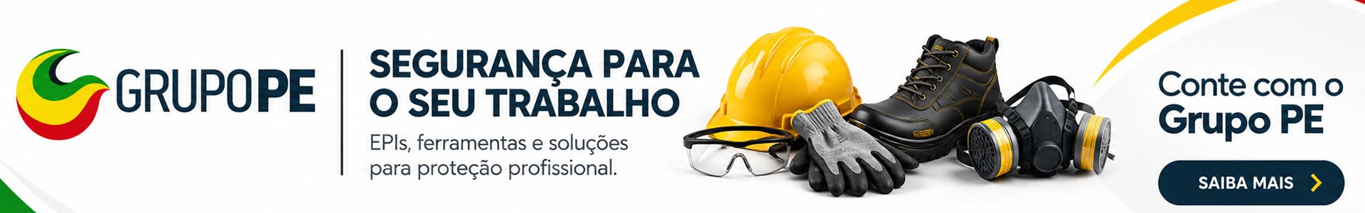Grupo PE: EPIs, ferramentas e soluções para proteção profissional.